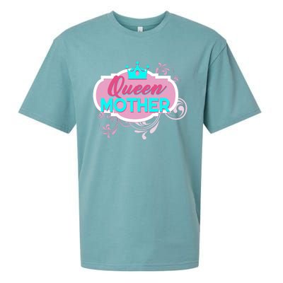 Gift For Mom Queen Mother Funny Mothers Day Mama Momma Mommy Sueded Cloud Jersey T-Shirt