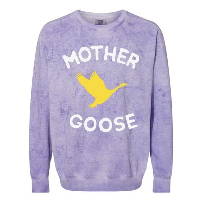 Gift For Mother Cute Funny Mother Goose Colorblast Crewneck Sweatshirt