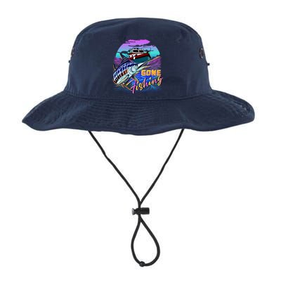 Gone Fishing Marlin Boat Legacy Cool Fit Booney Bucket Hat