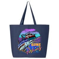 Gone Fishing Marlin Boat 25L Jumbo Tote