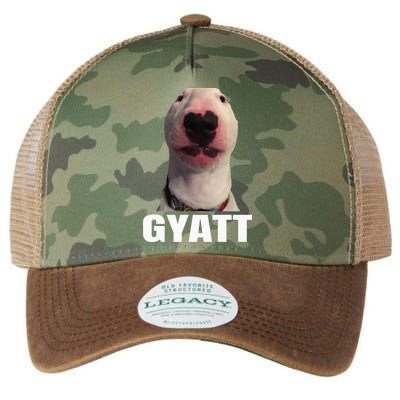 Gyatt Funny Meme Damn Trend Reaction Cringe Gyatt Legacy Tie Dye Trucker Hat