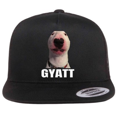 Gyatt Funny Meme Damn Trend Reaction Cringe Gyatt Flatbill Hat
