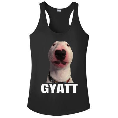 Gyatt Funny Meme Damn Trend Reaction Cringe Gyatt Ladies PosiCharge Competitor Racerback Tank
