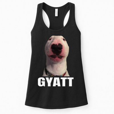 Gyatt Funny Meme Damn Trend Reaction Cringe Gyatt Womens Tank Top