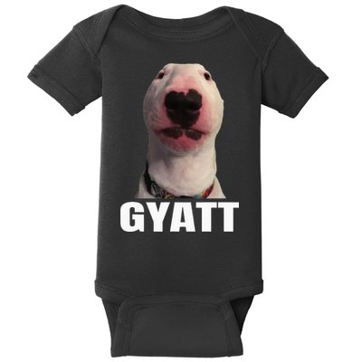 Gyatt Funny Meme Damn Trend Reaction Cringe Gyatt Baby Bodysuit