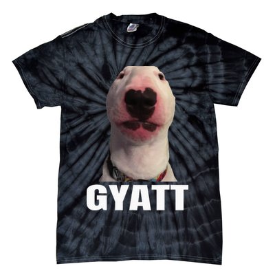 Gyatt Funny Meme Damn Trend Reaction Cringe Gyatt Tie-Dye T-Shirt