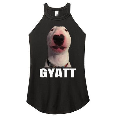 Gyatt Funny Meme Damn Trend Reaction Cringe Gyatt Women's Perfect Tri Rocker Tank