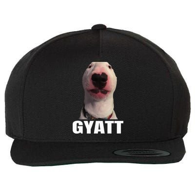 Gyatt Funny Meme Damn Trend Reaction Cringe Gyatt Wool Snapback Cap