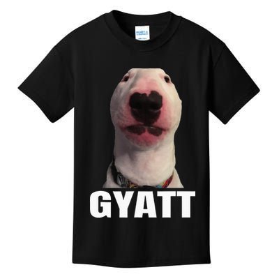 Gyatt Funny Meme Damn Trend Reaction Cringe Gyatt Kids T-Shirt