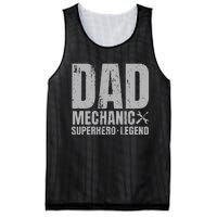 Gift For Mechanic Dad From Daughter Funny Family Gift Mesh Reversible Basketball Jersey Tank