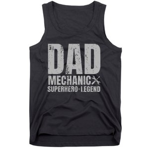 Gift For Mechanic Dad From Daughter Funny Family Gift Tank Top