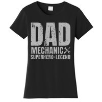 Gift For Mechanic Dad From Daughter Funny Family Gift Women's T-Shirt