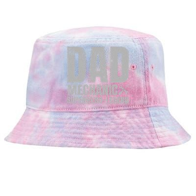 Gift For Mechanic Dad From Daughter Funny Family Gift Tie-Dyed Bucket Hat