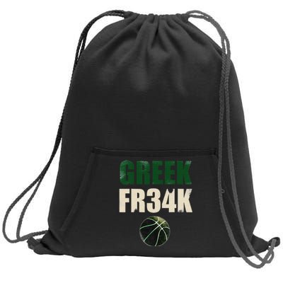 GREEK FR34K Milwaukee Wisconsin Basketball Championship Sweatshirt Cinch Pack Bag