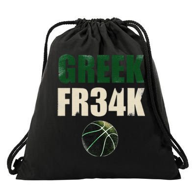 GREEK FR34K Milwaukee Wisconsin Basketball Championship Drawstring Bag