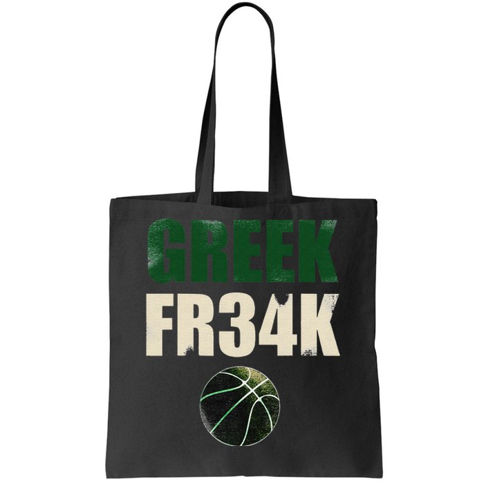 GREEK FR34K Milwaukee Wisconsin Basketball Championship Tote Bag