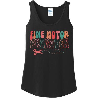 Groovy Fine Motor Promoter Occupational Therapy Ot Therapist Ladies Essential Tank