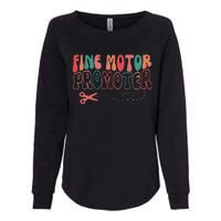 Groovy Fine Motor Promoter Occupational Therapy Ot Therapist Womens California Wash Sweatshirt