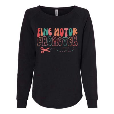 Groovy Fine Motor Promoter Occupational Therapy Ot Therapist Womens California Wash Sweatshirt