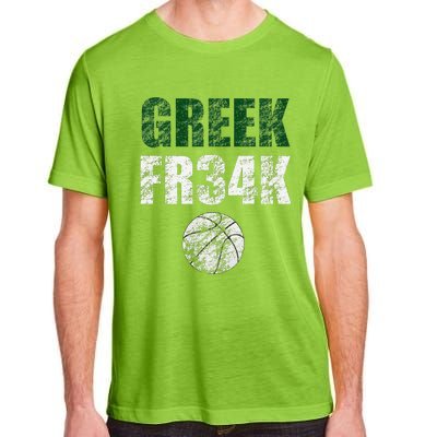 Greek Fr34k Milwaukee Wisconsin Basketball Championship Adult ChromaSoft Performance T-Shirt