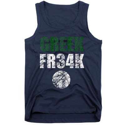 Greek Fr34k Milwaukee Wisconsin Basketball Championship Tank Top