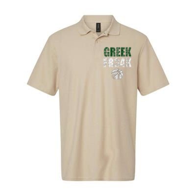 Greek Fr34k Milwaukee Wisconsin Basketball Championship Softstyle Adult Sport Polo