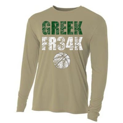 Greek Fr34k Milwaukee Wisconsin Basketball Championship Cooling Performance Long Sleeve Crew