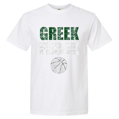 Greek Fr34k Milwaukee Wisconsin Basketball Championship Garment-Dyed Heavyweight T-Shirt