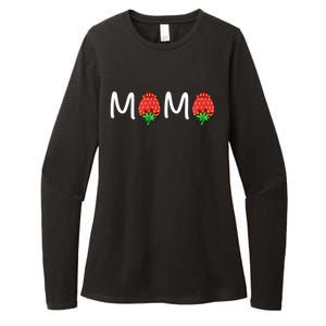 Gift For Mama Cute Strawberry Mama Meaningful Gift Womens CVC Long Sleeve Shirt