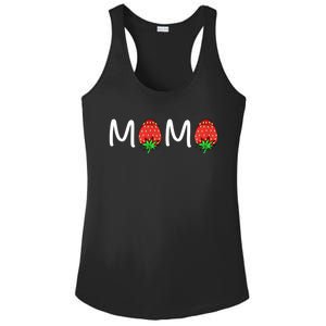 Gift For Mama Cute Strawberry Mama Meaningful Gift Ladies PosiCharge Competitor Racerback Tank