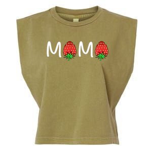 Gift For Mama Cute Strawberry Mama Meaningful Gift Garment-Dyed Women's Muscle Tee