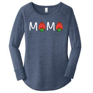 Gift For Mama Cute Strawberry Mama Meaningful Gift Women's Perfect Tri Tunic Long Sleeve Shirt