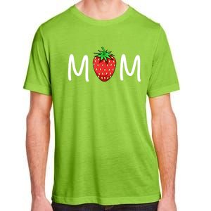 Gift For Mom Cute Strawberry Mom Meaningful Gift Adult ChromaSoft Performance T-Shirt