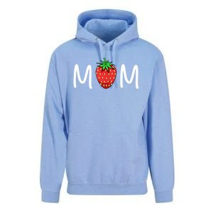 Gift For Mom Cute Strawberry Mom Meaningful Gift Unisex Surf Hoodie