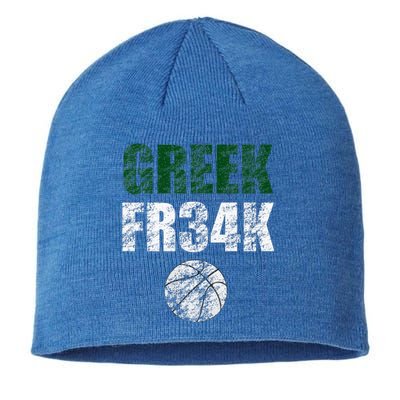 Greek Fr34k Milwaukee Wisconsin Basketball Championship Sustainable Beanie