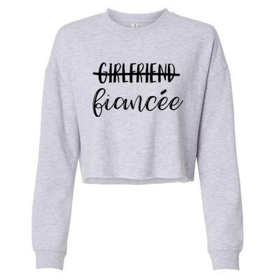 Girlfriend Fiancee Meaningful Gift For Engaget Party Photographs Cropped Pullover Crew