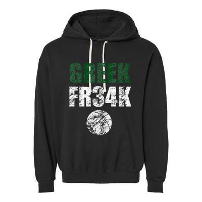 GREEK FR34K Milwaukee Wisconsin Basketball Championship Garment-Dyed Fleece Hoodie