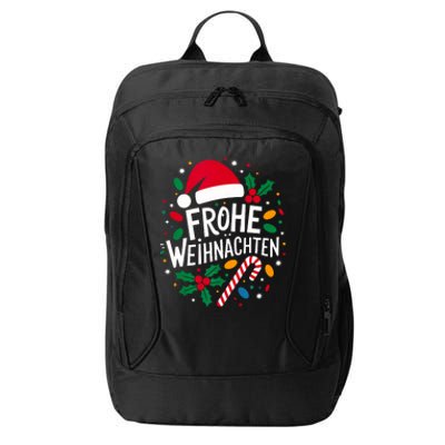 German Family Merry Christmas Weihnachts Familie 2024 Tank Top City Backpack