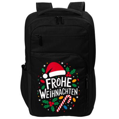 German Family Merry Christmas Weihnachts Familie 2024 Tank Top Impact Tech Backpack