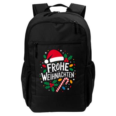 German Family Merry Christmas Weihnachts Familie 2024 Tank Top Daily Commute Backpack