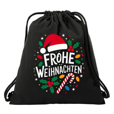 German Family Merry Christmas Weihnachts Familie 2024 Tank Top Drawstring Bag