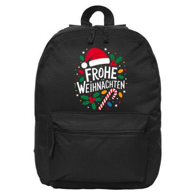 German Family Merry Christmas Weihnachts Familie 2024 Tank Top 16 in Basic Backpack