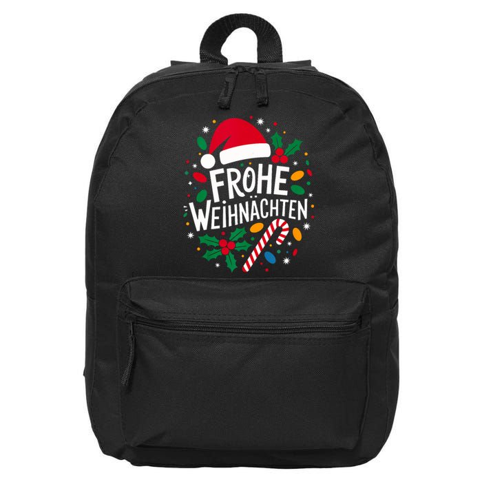 German Family Merry Christmas Weihnachts Familie 2024 Tank Top 16 in Basic Backpack