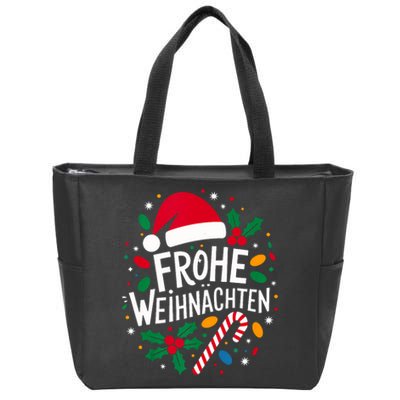 German Family Merry Christmas Weihnachts Familie 2024 Tank Top Zip Tote Bag