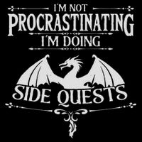 Gamers Family Matching Gaming Gamer Collections I'm Not Procrastinating I'm Doing Side Quests 16 in Basic Backpack