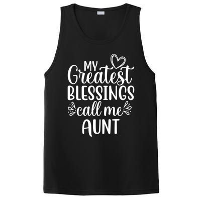 Gift From Niece Or Nephew My Greatest Blessings Call Me Aunt Gift PosiCharge Competitor Tank