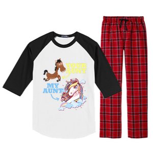 Gift For Niece Nephew From Aunt Outfit Funny Gift Raglan Sleeve Pajama Set