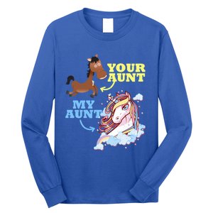 Gift For Niece Nephew From Aunt Outfit Funny Gift Long Sleeve Shirt