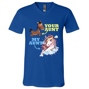 Gift For Niece Nephew From Aunt Outfit Funny Gift V-Neck T-Shirt