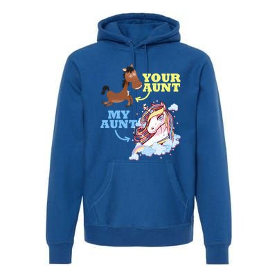 Gift For Niece Nephew From Aunt Outfit Funny Gift Premium Hoodie